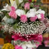 Delicate Pink White